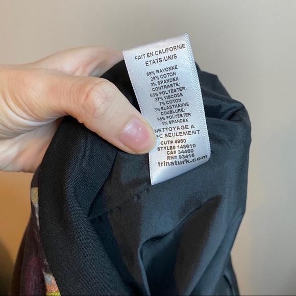 TRINA TURK floral print Frea slim pants - Picture 12 of 12